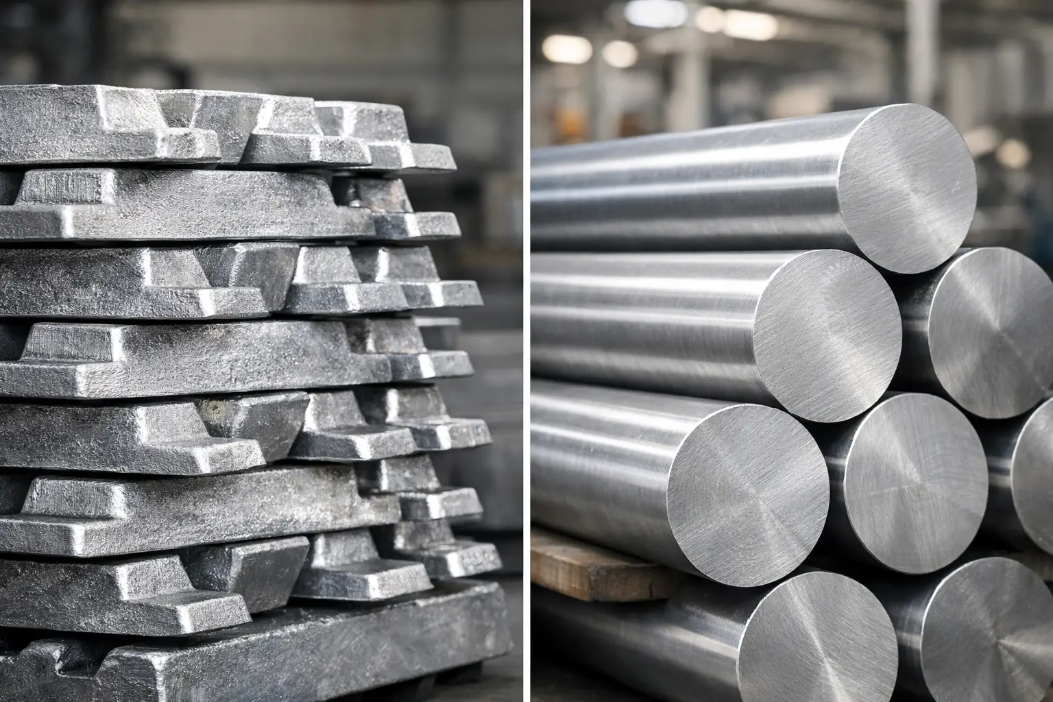 You are currently viewing Aluminium Ingots Versus Billets Explained