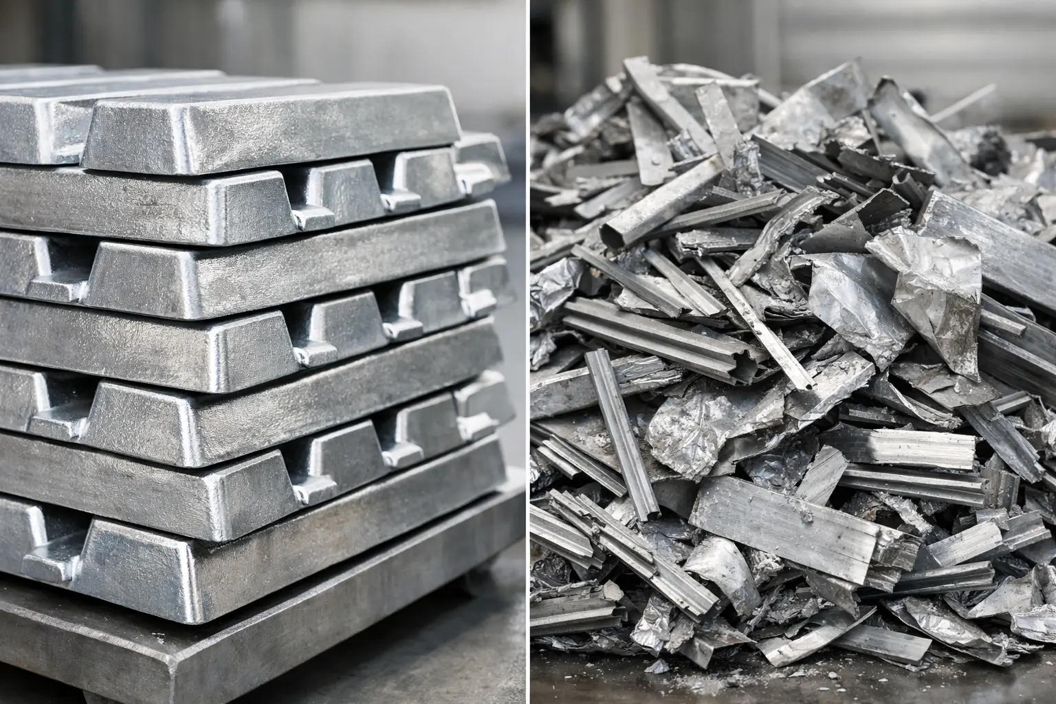 Read more about the article Aluminium Ingots Versus Scrap: Which Fits?